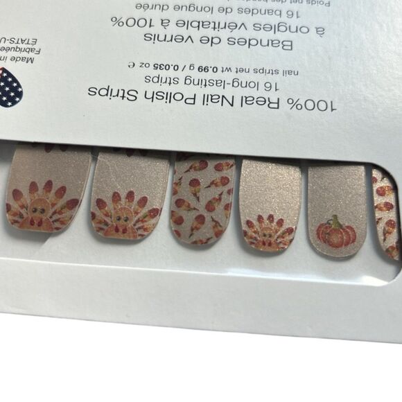 Color Street Thanksgiving Feathered Friends Nail Strips - Picture 4 of 6